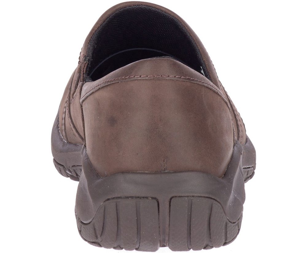 Slip On Senhora - Merrell Encore Moc 4 Couro - Marrom - TNL742608